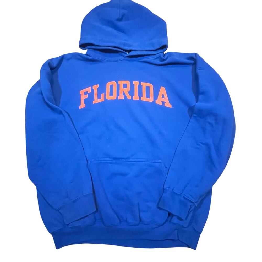 Florida Gators Blue Hoodie XL Heavyweight‎ Ultra Cotton Y2K Collegiate Retro